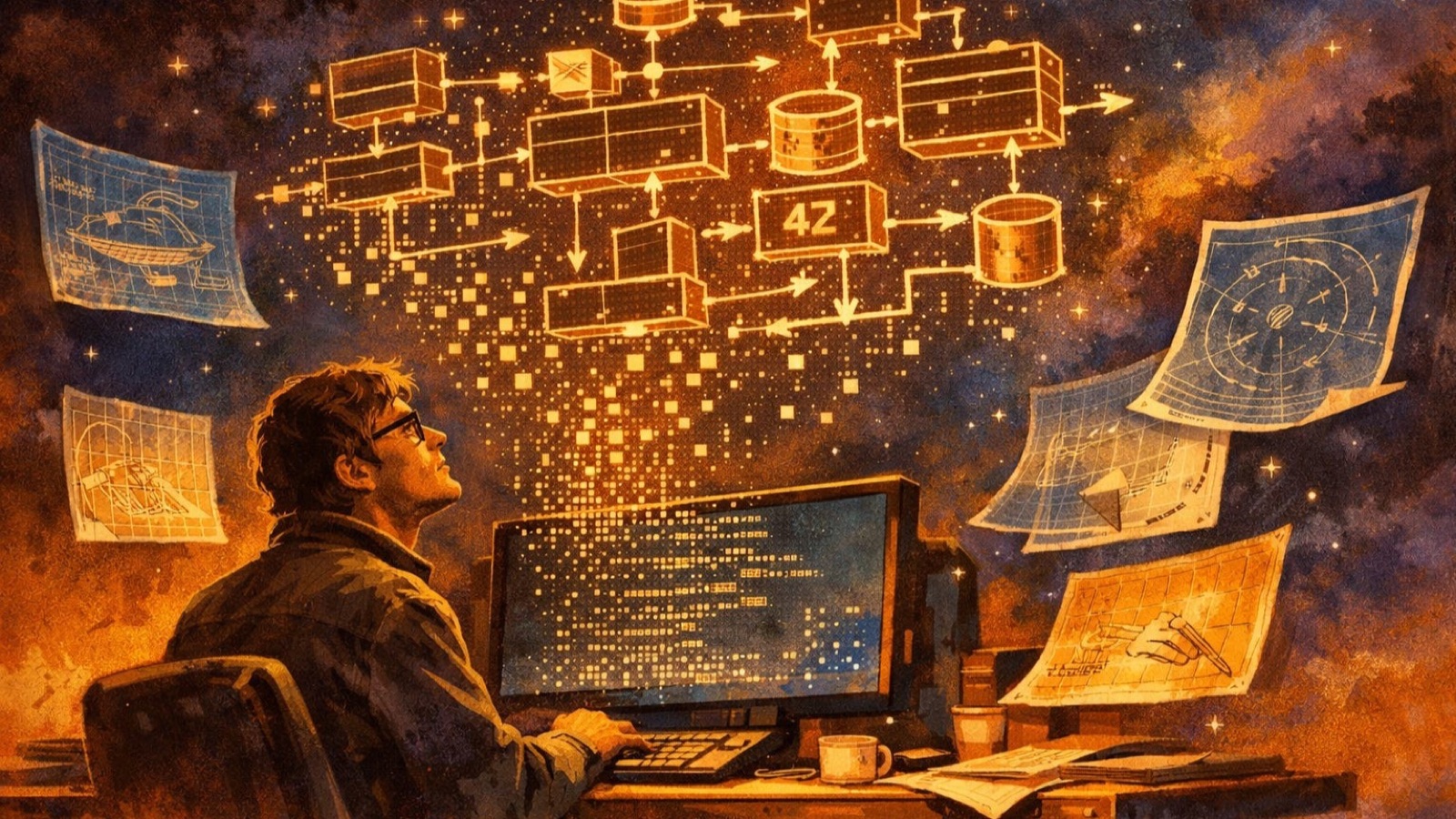 Illustration for I Stopped Reading the Code