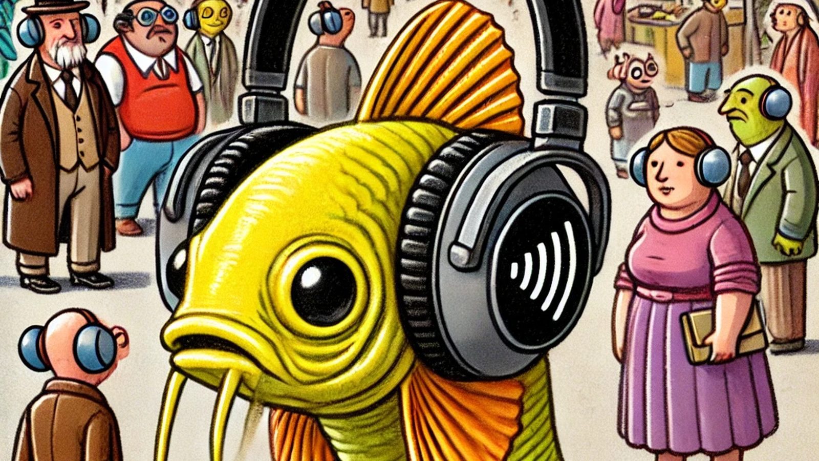 Illustration for The Babelfish: From Fiction to Reality with AI and Noise-Canceling Headphones