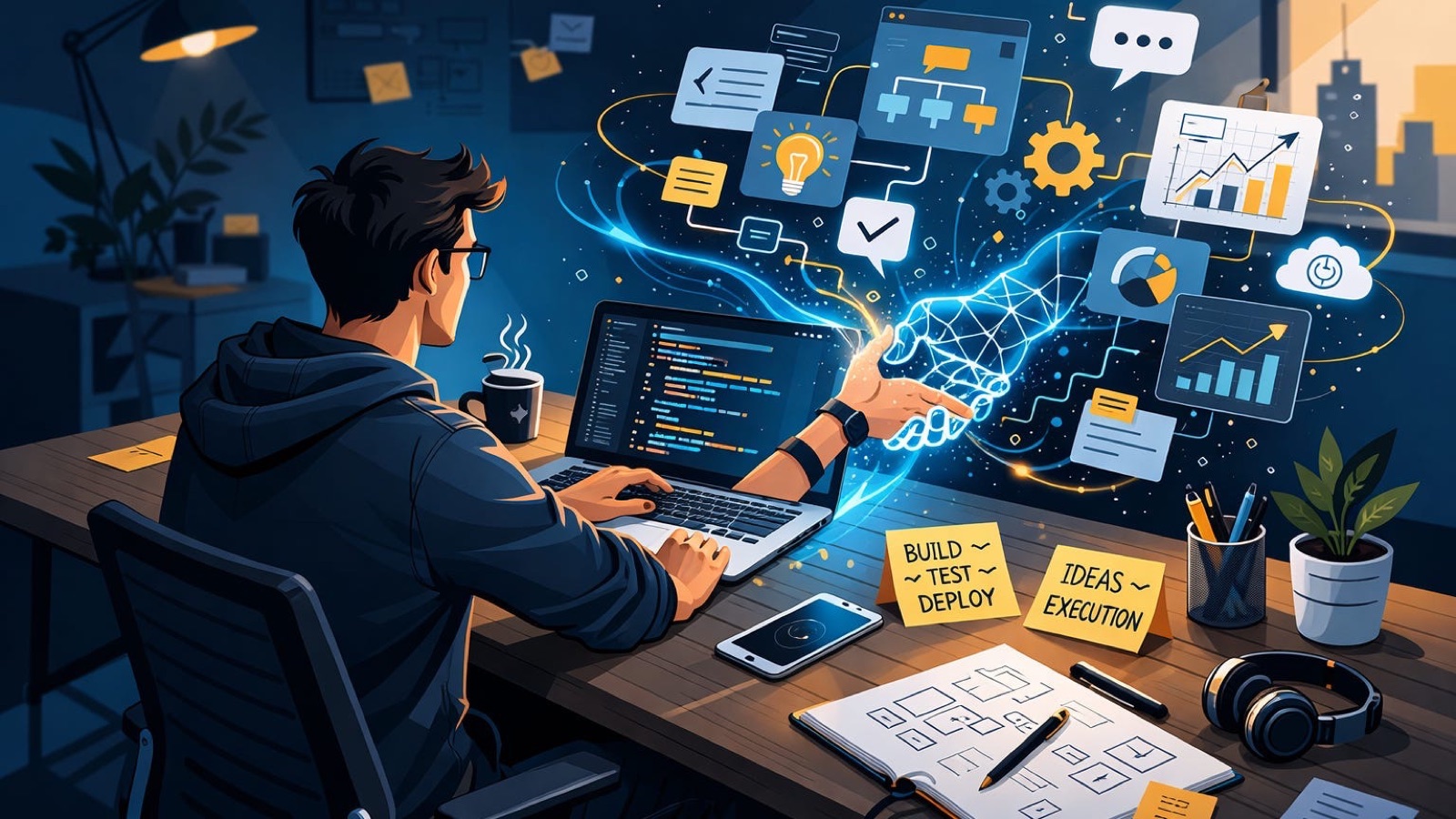 Illustration for The Developer and the AI